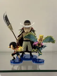 日*4様 ワールドコレクタブルフィギュア 白ひげ エース マルコ 3点セット