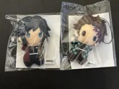 鬼滅の刃 無限城 劇場版グッズ ゆらふわみにぬいぐるみ炭治郎 冨岡義勇2点セット