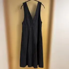 GU デニムジャンパードレス