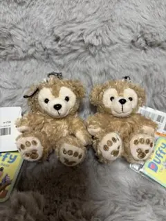 ダッフィー ぬいぐるみチャーム2つセット