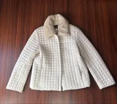 オンワード　キルティングジャケット　ショートコート　中綿　M〜L