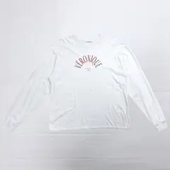 BY ユナイテッドアローズ 長袖Tシャツ 白 ロゴ BEAUTY&YOUTH