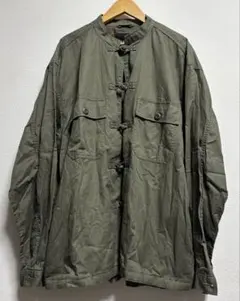 BEAMS チャイナファティーグブルゾン オリーブカーキL
