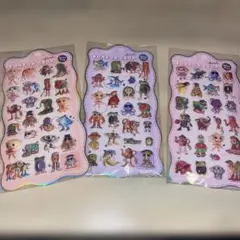 イタリアンブレインロット　ボンボンドロップシール　ぷくぷくシール　3枚セット