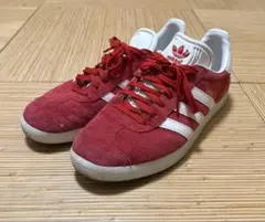 【美品・中古】adidas gazelle 27.0cmスウェードレッド