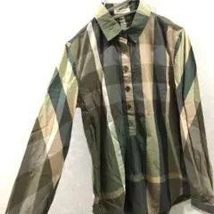 BURBERRY BRIT ノバチェック プルオーバー ブラウス 美品 M