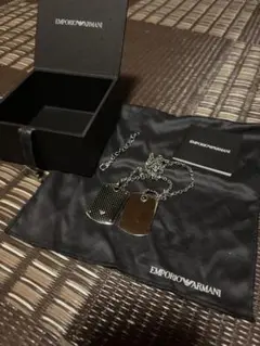 EMPORIO ARMANI ドッグタグ ネックレス