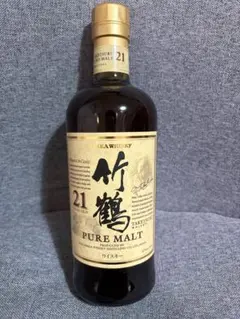 ニッカ 竹鶴21年 ピュアモルト 700ml 未開封 木箱付 終売品 - メルカリ