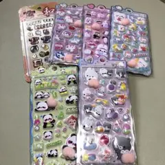 和ぷくぷくキャンディシール　3Dぷくぷくシール　ぷにっとかわいいシール