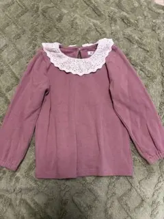 ピンク 長袖カットソー サイズ130cm