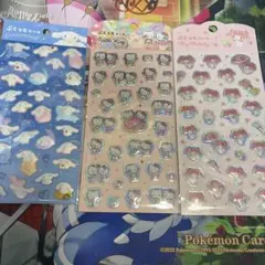 新品 サンリオ ぷくっとシール 3種類セット