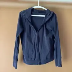 UNIQLO ダークブルー ジップアップパーカー XL