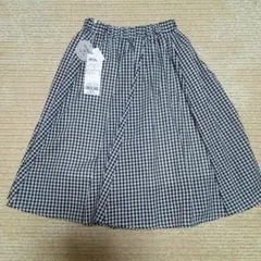 新品　anyfam ギンガムチェック　スカート　サイズ120〜130