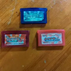 ポケットモンスター ルビー・サファイア・ファイアレッド3本セット