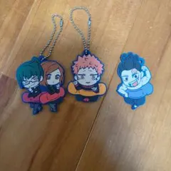 呪術廻戦ラバーストラップ　禪院真希＆釘崎野薔薇　虎杖悠仁　東堂葵