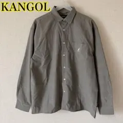 KANGOL グレー チェック柄 長袖シャツのサムネイル