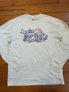 バスケットボールグラフィック長袖Tシャツ 160/80