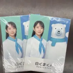 吉岡里帆 日立ルームエアコン 白くまくん オリジナルクリアファイル