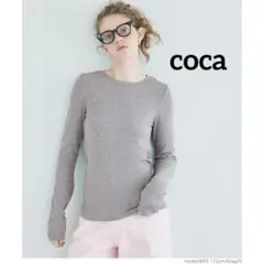 1160 美品✨️coca リブクルーネックのサムネイル