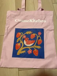 CosmeKitchen ピンク トートバッグのサムネイル