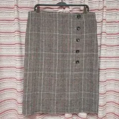 ＊最終価格＊　大きいサイズ　4L　チェック柄スカート