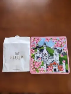 FEILER 城と桜のタオルハンカチ