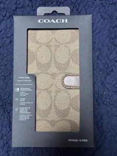 【新品未使用】coach iPhone15pro 手帳型 ケースのサムネイル