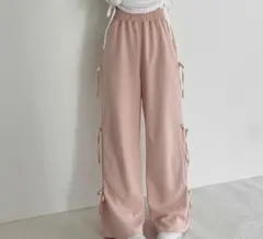 amood スウェットパンツ　ピンク