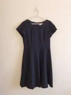タイムセール！幼稚園見学にも！濃紺フォーマルワンピース　半袖　サイズ11