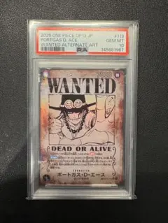 【PSA10】ワンピースカード ポートガス・D・エース WANTED（手配書）