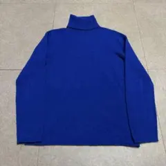 CASSANDRE セーター　ニット　タートルネック　青　ブルー