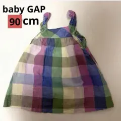 baby GAP チェック柄ワンピース 18-24month