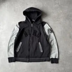 17571 NIKE パイルロゴ バイカラー フルジップパーカー