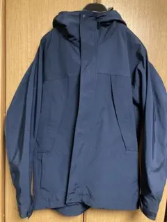ユニクロ　ネイビー フード付き マウンテンパーカー