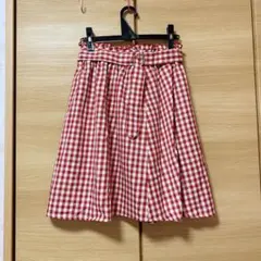 ギンガムチェック スカート Earth