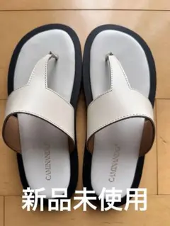 CAMINANDO トングサンダル 厚底 ホワイト ブラック 7のサムネイル