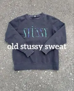 STÜSSY ブラック スウェット