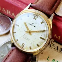 1円★アンティーク◎外観良品【エドックス/EDOX】手巻き デイト付 ブルーローマン スクエア レザー/黒 メンズ腕時計　エ815 Yahoo!オークション -「antique」(エドックス) (あ行)の落札相場・落札価格