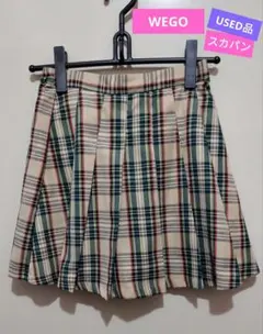 WEGO チェック スカパン USED品