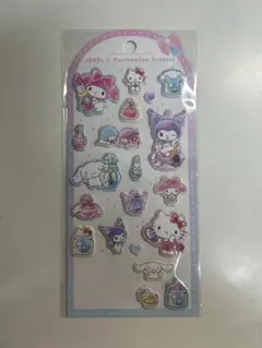 サンリオ ジュエルマシュマロステッカー (1枚キキララのみ欠品あり)