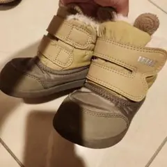 【IFME】ベビーブーツ　ブーツ　もこもこ　防寒　15cm　ボア