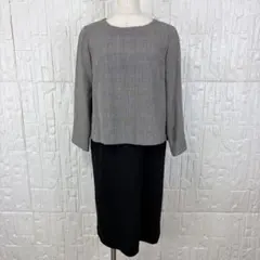 【美品】一枚で決まる✨ アルファキュービック　ワンピース　11号【l14】