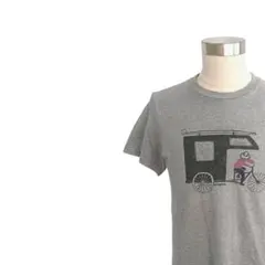 オーガニックコットン100％ パタゴニア Tシャツ 自動車プリント Sサイズ