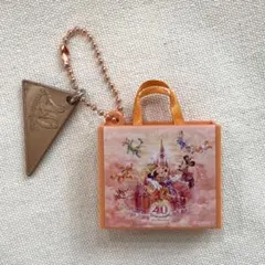 東京ディズニーランド　40周年カプセルトイ　ショッピングバッグ