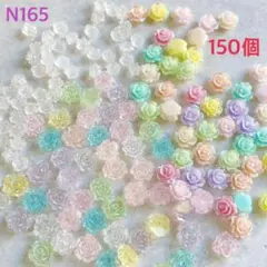 ネイルパーツ バラ 薔薇 ミニ クリア オーロラ カラフル 韓国 y2k