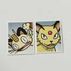 ポケモン ニャース ペルシアン 証明写真 ステッカー 韓国 2枚