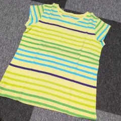 新品 L.L.Bean 半袖Tシャツ ボーダー柄 イエロー Mのサムネイル