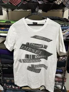 ひ*様 DIESEL ホワイト Tシャツ 入手困難