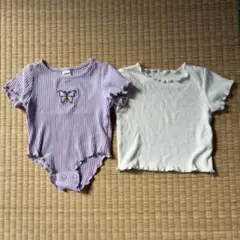 ボディスーツとTシャツのセット