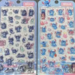 リロ＆スティッチ3d立体シール2枚セット